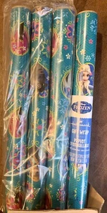 NEW SEALED Hallmark DISNEY FROZEN Lot of 7 Rolls Gift Wrapping Paper - Picture 1 of 4
