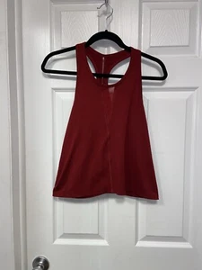 Zyia Active Women’s Tank Top (Red-Size: Small) & Leggings(Black-Size: 0) - Picture 1 of 18
