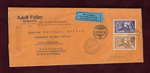 1929 Imprimes par poste aerienne Helvetia Zürich - Scotland Greenock air ; 62116 - Bild 1 von 2