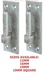 Pair Of Heavy Duty Hook on Plates Galvanised Gate Pin Hinge Bracket Hanger