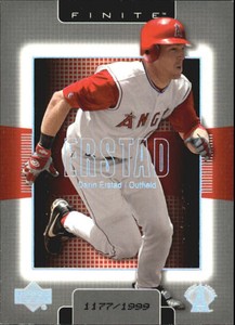 2003 Upper Deck Finite Baseball #1 Darin Erstad /1999