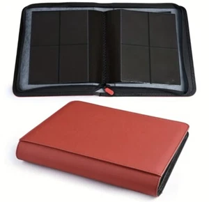 Raccoglitore Binder per Toploader 4 Tasche 112 Spazi Pokemon OnePiece Lorcana - Foto 1 di 5