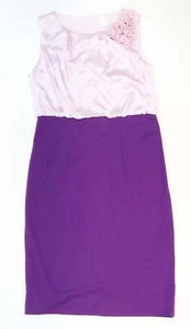 Minuet petite Womens Purple Polyester Blend Fibre Shift Size 12 - Picture 1 of 12