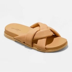 NEW Universal Thread Cosette Sandals - Tan - Size 7 - Picture 1 of 6