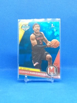 📈2023-24 DeShawn Harris-Smith Bowman University Chrome Sapphire #52 Maryland - Image 1 of 2