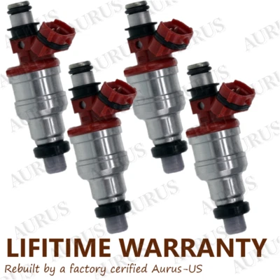 OEM Denso 4 FUEL INJECTORS FOR 1989-1995 Toyota Pickup 4Runner 2.4L I4 - Image 1 of 4