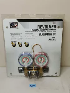 JB Industries 26233 Manifold Gauge, 4 Ventile New-Old Stock - Bild 1 von 5