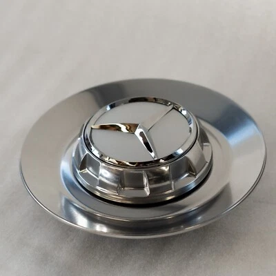Mercedes Benz C63s E63s CLS63s AMG OEM Genuine Silver center cap wheel hub cover - Image 1 of 4