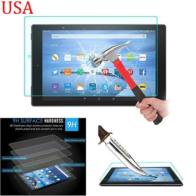 Protector Pantalla Cristal Templado PREMIUM para Amazon Kindle Fire HD 10" 2015 Foto 1 de 4