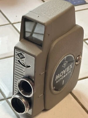 Vintage Agfa Kamera Normal 8 Movex I Automatic, Original Ledertasche , Germany - Bild 1 von 4