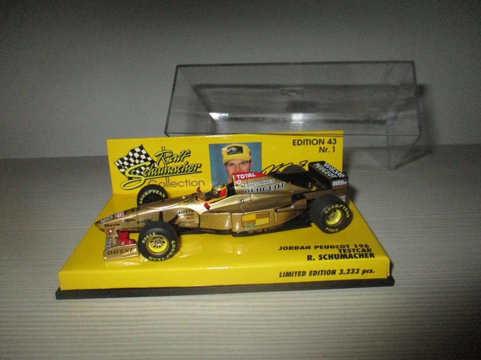 JORDAN PEUGEOT 196 TESTCAR R.SCHUMACHER 514 964380 MINICHAMPS SCALA 1/43 - Immagine 1 di 1
