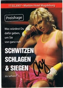 Natascha Ragosina (Boxen Russland, 7 x Weltmeisterin), sign. AK - Bild 1 von 1