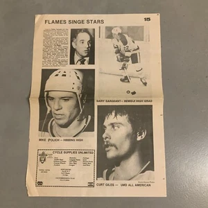 Vintage 1980’s Curt Giles Mike Polich Gary Sargent Minnesota Northstars Hockey - Picture 1 of 4