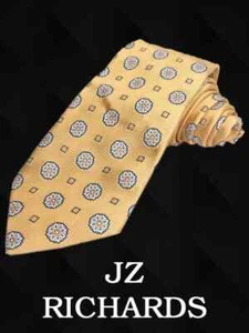 "JZ RICHARDS GEOMETRISCHE KUPFERKRAWATTE 100 % GEWEBTE SEIDE 3,50" - Bild 1 von 7