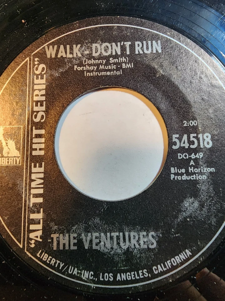 THE VENTURES: RAM-BUNK-SHUSH/WALK-DON'T RUN - LIBERTY VG F275 - Image 1 of 1