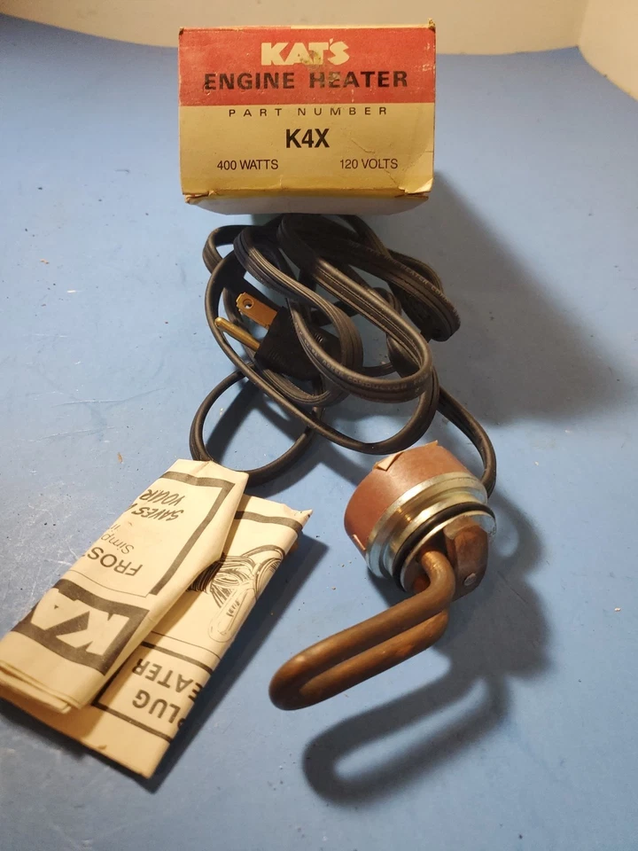 Kat’s Kats Frost Plug Engine Heater 10425  K4X NOS - Image 1 of 1