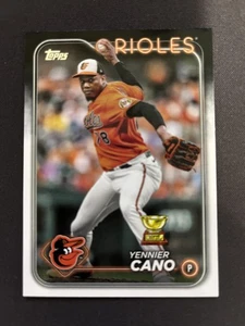 2024 Topps Baltimore Orioles #158 Yennier Cano Baltimore Orioles Rookie Cup - Picture 1 of 2
