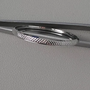 SLIM Bezel SKX 007 KNURLED / Polished / SEIKO MOD SKX  - Picture 1 of 2