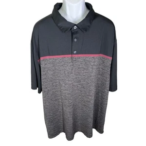 Camisa polo de golf Reebok gris granate negra manga corta para hombre talla 3XL - Imagen 1 de 7