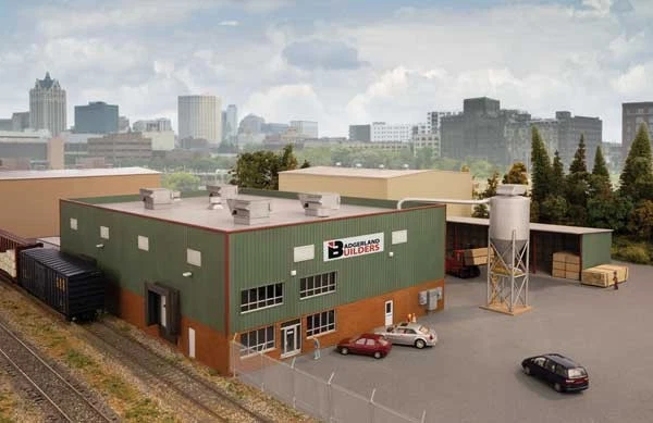 Walthers Cornerstone 4108 HO Scale Modern Furniture Factory -- Kit - Image 1 of 1