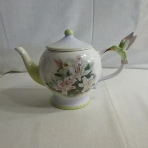 Lena Liu Kolibri und Lilien Teekanne - Imperial Graphics, Ltd. Teleflora Geschenk - Bild 1 von 7
