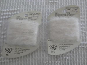2 Rainbow Gallery FAUX FUR - NEEDLEPOINT FOR FURRY EFFECT Embroidery THREAD - Picture 1 of 2