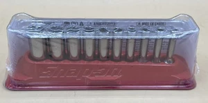 SNAP ON 110STMDY 1/4" DRIVE SAE DEEP 12 POINT CHROME SOCKET SET (MVP033762) - Picture 1 of 3
