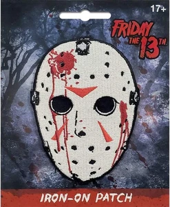 Friday the 13th Jason Mask Iron On Embroidered Patch Ata-boy 10700 - Picture 1 of 1