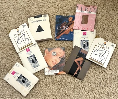 De colección NUEVO Lote de 10 Medias Pantimedias Mixtas Lote Tallas Colores Nombre Marcas Foto 1 de 4
