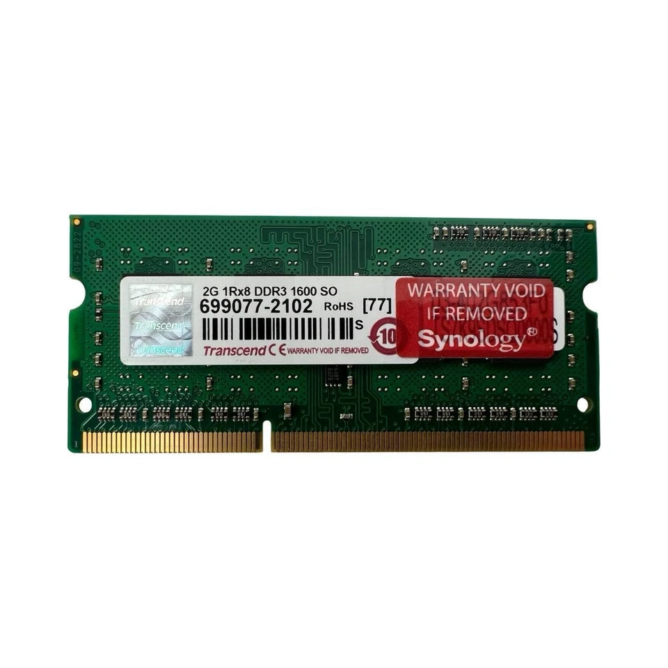 Synology 2GB Memory RAM For Synology DS1512+ DS1513+ DS1812+ DS1813+ DS2413+ - Image 1 of 4