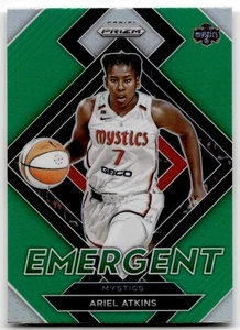 2022 Panini Prizm WNBA Emergent Prizms Green #5 Ariel Atkins - Foto 1 di 2