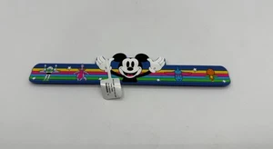 Pulsera Disney Parks Mickey Mouse 2024 Figment Dumbo Blue Slap *NUEVA CON ETIQUETAS - Imagen 1 de 8