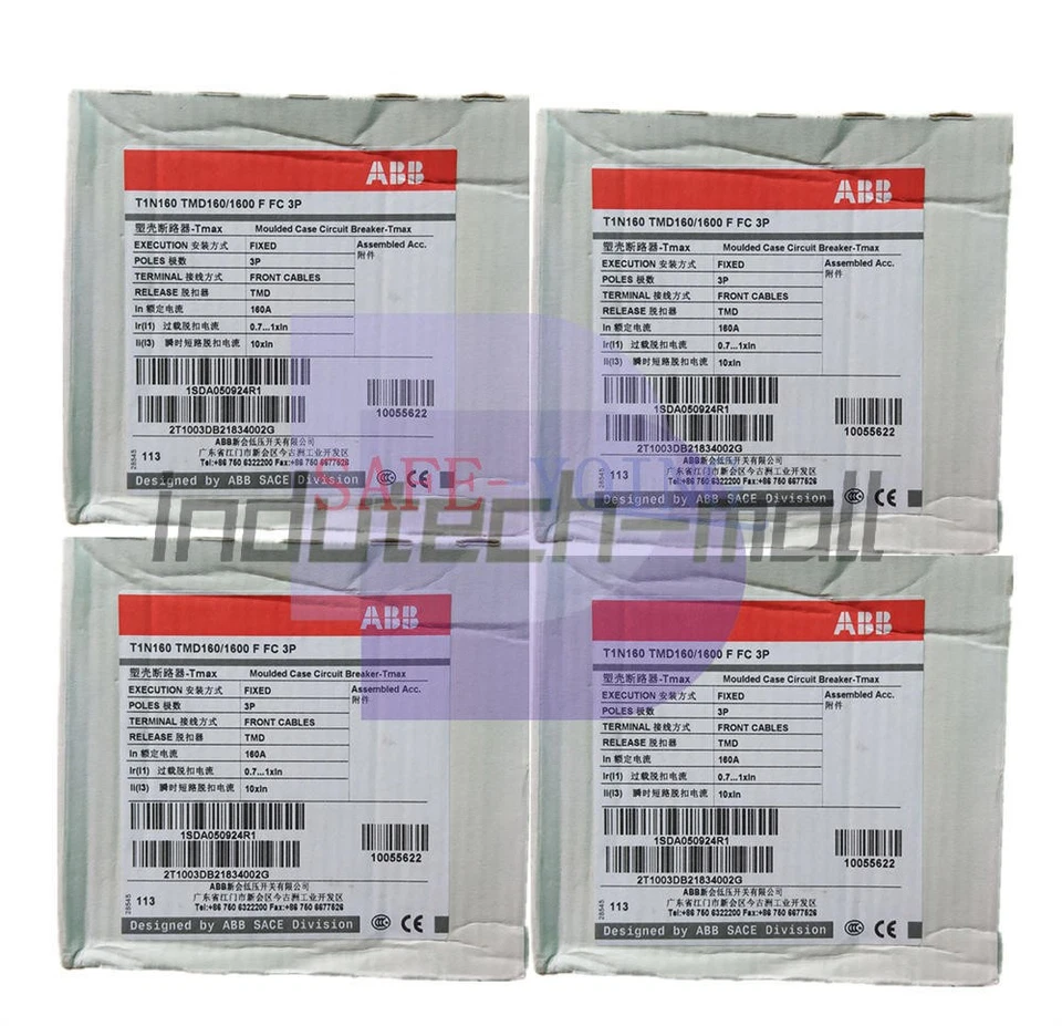 1PCS ABB MOLDED Case circuit breaker T1N160 3P 160A NEW - Image 1 of 1