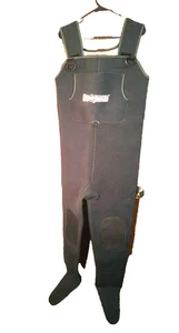 Hodgman Green Neoprene Stocking Foot Chest Waders SZ M - Picture 1 of 9