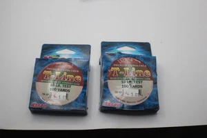 2 MASON T-LINE CO-POLYMER MONO FISHING LINE 10LB TEST 100 YD SPOOLS - Picture 1 of 1