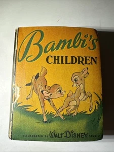 Bambi’s Children 1943 Big Better Little Book Vintage Walt Disney Whitman BLB - Bild 1 von 24