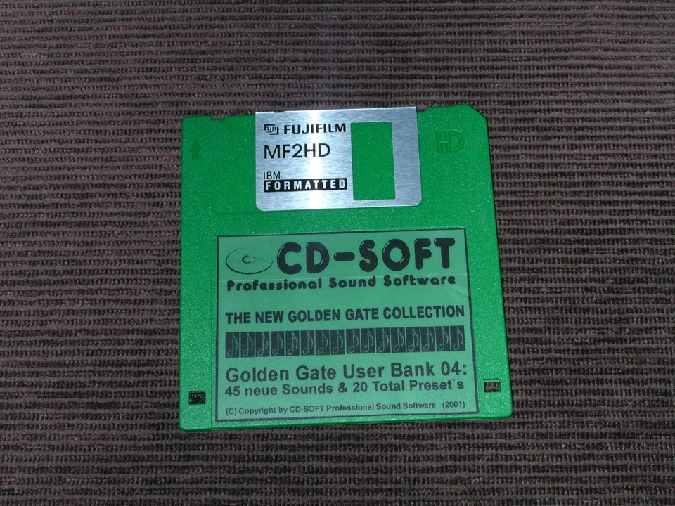 Wersi CD-Soft Golden Gate User Disk 04 für Wersi CD Orgel neue Sounds u. Presets - Imagem 1 de 1