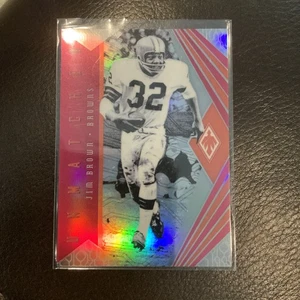 Phoenix Jim Brown 2018 inigualable Pink Prizm 12/199 #25 Cleveland Browns SP - Imagen 1 de 2