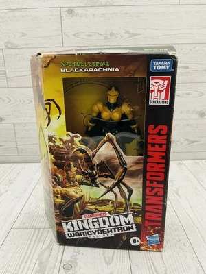 Transformers War for Cybertron Deluxe Class Blackarachnia Action Figure Bad Box - Image 1 of 4