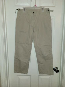 Theory Straight Leg Hose Cargohose Khaki Damen Gr. 0 - 100% Baumwolle - Bild 1 von 6