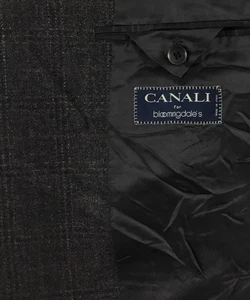Canali Sport Mantel Herren 42R grau kariert Wolle Kaschmir 3-Knopf Blazer Italy » - Bild 1 von 11