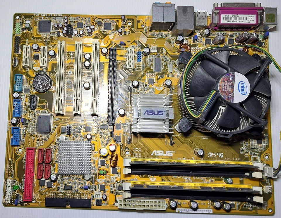 Scheda Madre Asus P5B con CPU Intel Dual Core 775 e Ram - Immagine 1 di 1