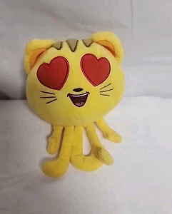 Ty Emoji Cat With Heart Eyes Plush Stuffed Animal Toy 6 Inch - Picture 1 of 7