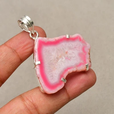 Ciondolo gioiello in argento sterling 925 fatto a mano con pietra preziosa... - Immagine 1 di 4