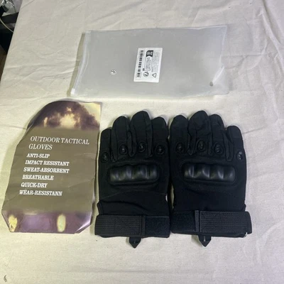 Black Combat Tactical Gloves - Size  X-Large - Image 1 of 4