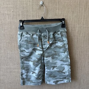 Gap Kids Boys Green Pull On Camo Shorts Size M (8/9) - Picture 1 of 2