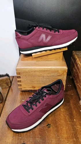 Scarpe sneakers New Balance 501 bordeaux e nero ML501SGR uomo taglia 10 US 44 EUR