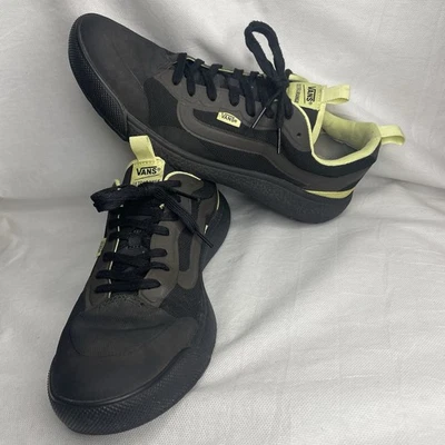 VANS UltraRange Exo SE Sneakers Mens Size US 11.5 Black Brown Lime Green Shoes - Image 1 of 4