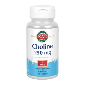 KAL Choline 250 mg | Brain & Energy | 100 Tablets - Picture 1 of 5