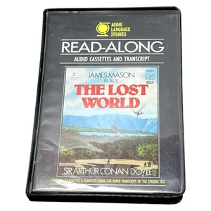 Learn English Audio Book Read-a-long Lost World Mason Vintage 2 Cassette Book - Picture 1 of 11